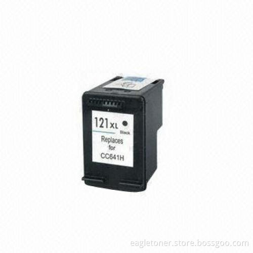 Remanufactured Ink Cartridge for HP 121 XL BK 121 XL, Black Color